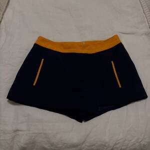 Vintage Navy and Orange skort